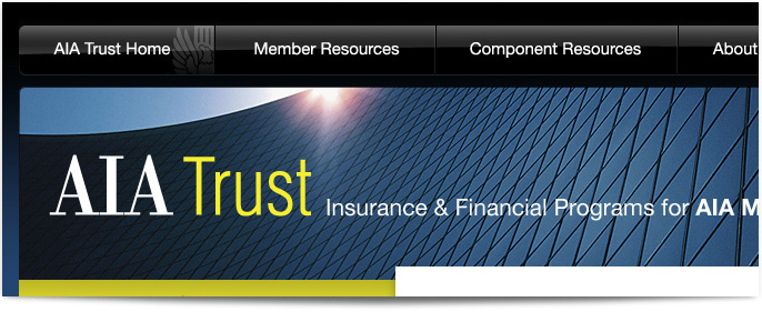 The AIA Trust website redesign