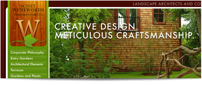 Wentworth Landscape Website redesign